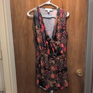 Oh My Love Multicolor Floral Romper